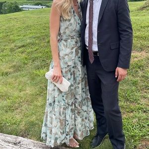 Calvin Klein tiered maxi dress